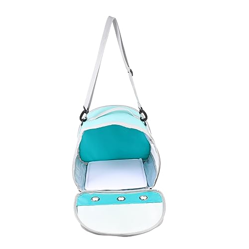 DOITOOL Tragetasche Für Haustiere Rucksack Meerschweinchen Hamster Eichhörnchen Papagei Tragetasche Für Den Außenbereich 30 X 25 X 25 cm Grün Kompakt Und Tragbar von DOITOOL