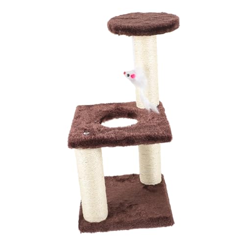 DOITOOL Exquisiter Katzenkratzbaum für Katzen Im Innenbereich Bodenkratzer Katzenspielzeug Kratzstange DOITOOL Exquisiter Katzenkratzbaum für Katzen Im Innenbereich Bodenkratzer Katzenspielzeug Kratzstange von DOITOOL