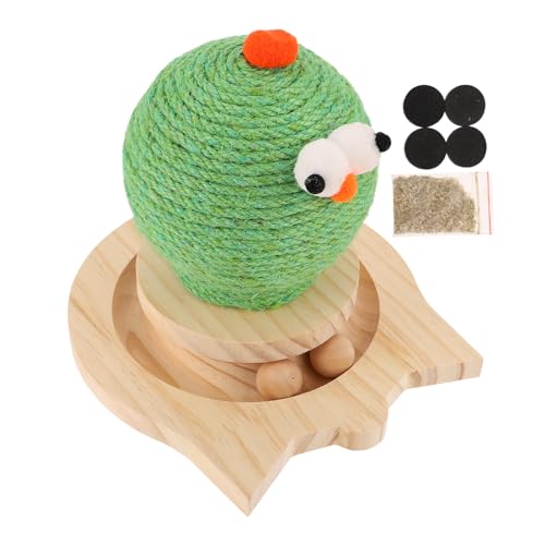 DOITOOL Kratzbaum Für Katzen Kätzchen Kratzspielzeug Katzenortungsspielzeug Katze Jagen Spielzeug Katze Kratzt Katzen-kratzunterlage Katzenspur Katzenturm Puzzle Den Ball Schnappen Sisal von DOITOOL