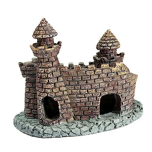 DOITOOL Antike Schlosslandschaft Fischversteck Ornament Aquatische Fischtankdekoration Betta Fischtankzubehör Aquariumdekoration Schlossversteck DOITOOL Antike Schlosslandschaft Fischversteck Ornament Aquatische Fischtankdekoration Betta Fischtankzubehör Aquariumdekoration Schlossversteck von DOITOOL