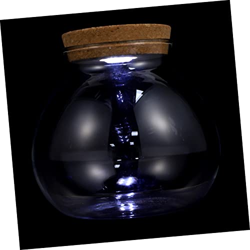 DOITOOL -beleuchtete Landschaftsflasche Mini-Aquarium Dekorative Glasvase Aquarium Mit - von DOITOOL