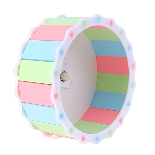 DOITOOL 15 cm Laufrad Für Haustiere Übungs-Jogging-Spielzeug Für Hamster Mäuse Bunt Und Leise von DOITOOL
