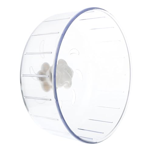 DOITOOL Großes 17 cm Leises Hamsterrad Stummes Übungsspielzeug Für Chinchilla Hamsterspielzeug Zubehör Rattenrad von DOITOOL