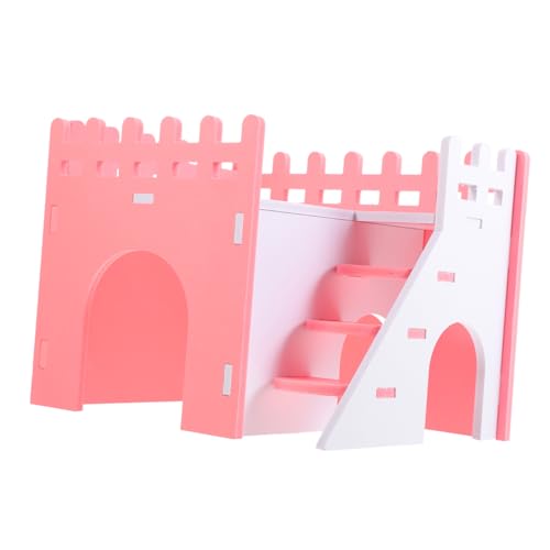 DOITOOL Bezauberndes Rattenhaus Zartes Hamsterversteck Holzvilla Haustierkäfig Schlafplatz Für Chinchillas DOITOOL Bezauberndes Rattenhaus Zartes Hamsterversteck Holzvilla Haustierkäfig Schlafplatz Für Chinchillas von DOITOOL
