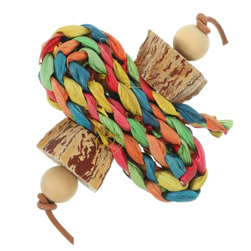DOITOOL Vogel-kauspielzeug Zum Aufhängen Papagei-kauspielzeug Holzvogelspielzeug Für Haustierträger Und Käfigdekor DOITOOL Vogel-kauspielzeug Zum Aufhängen Papagei-kauspielzeug Holzvogelspielzeug Für Haustierträger Und Käfigdekor von DOITOOL