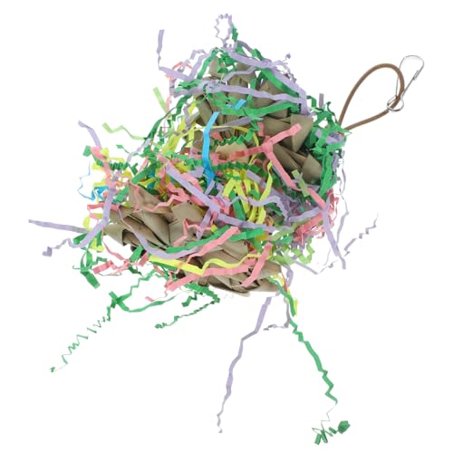 DOITOOL Vogel Kauspielzeug Zum Aufhängen Im Papageienkäfig Futtersuche-Spielzeug Doppellagig Vogelkauen Und Geräusche Machen DOITOOL Vogel Kauspielzeug Zum Aufhängen Im Papageienkäfig Futtersuche-Spielzeug Doppellagig Vogelkauen Und Geräusche Machen von DOITOOL