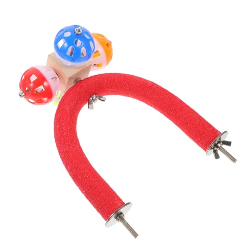 DOITOOL Papagei Spielzeug Naturholz Vogel Barsch Papagei Stand Vogel Beißen Stick von DOITOOL
