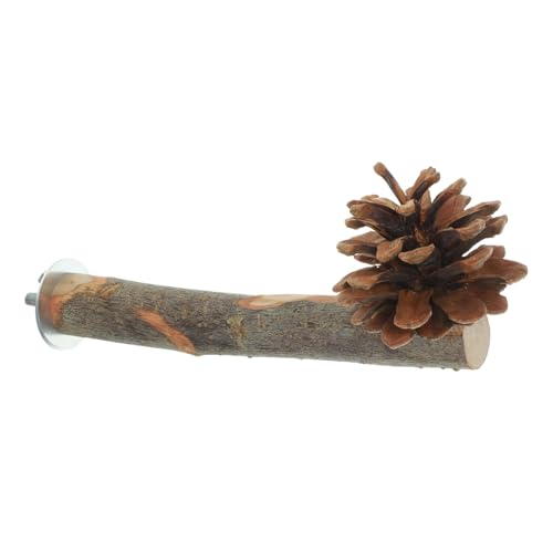 DOITOOL Holz Papagei Kauen Spielzeug Vogel Sitzstange Für Papageien Nymphensittiche Käfig Zubehör Leiter Stehen DOITOOL Holz Papagei Kauen Spielzeug Vogel Sitzstange Für Papageien Nymphensittiche Käfig Zubehör Leiter Stehen von DOITOOL