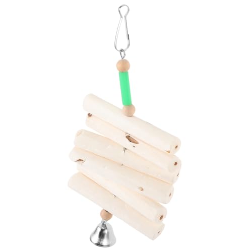 DOITOOL Papagei Spielzeug Vogel Kauen Spielzeug Nahrungssuche Hängen Glocke Design Sicher Für Nymphensittich DOITOOL Papagei Spielzeug Vogel Kauen Spielzeug Nahrungssuche Hängen Glocke Design Sicher Für Nymphensittich von DOITOOL