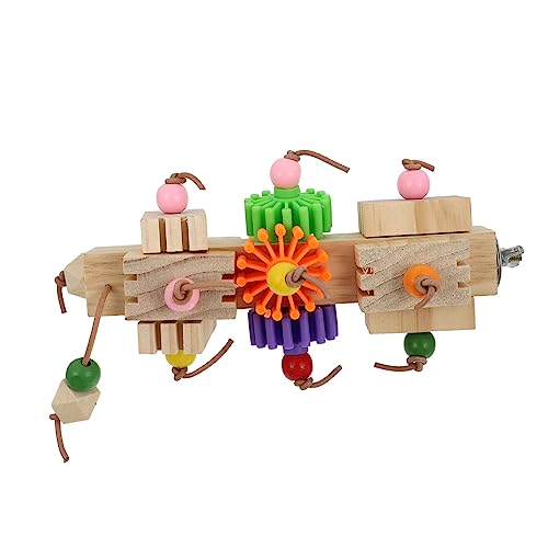 DOITOOL Papagei Holzständer Vogel Barsch Papagei Beißen Spielzeug Vogelkäfig Spielzeug Zubehör Für Ziervögel von DOITOOL