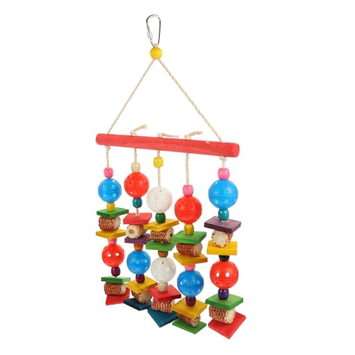DOITOOL Papagei Spielzeug Vogel-Molar-Spielzeug dekorativer Vogelkäfig Spielzeuge Beißspielzeug für Papageien Kauspielzeug für Papageien Backenzahn Kleiner Papagei Dekorationen hölzern DOITOOL Papagei Spielzeug Vogel-Molar-Spielzeug dekorativer Vogelkäfig Spielzeuge Beißspielzeug für Papageien Kauspielzeug für Papageien Backenzahn Kleiner Papagei Dekorationen hölzern von DOITOOL
