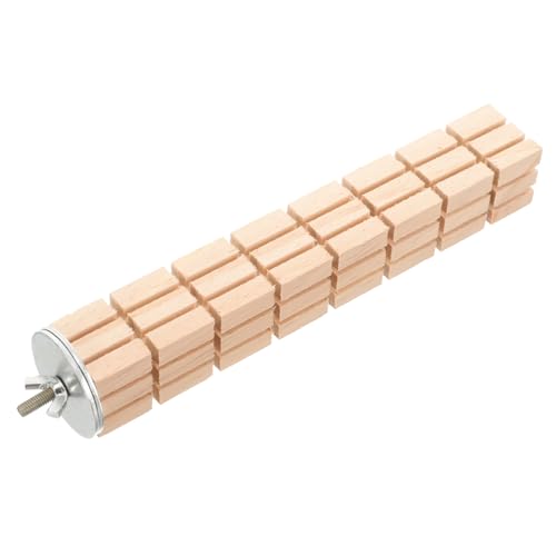 DOITOOL Vogel-kauspielzeug Papagei-sitzstange Ständer Für Sittiche Holzvogelspielzeug Für Haustiere Gesundheitsspaß DOITOOL Vogel-kauspielzeug Papagei-sitzstange Ständer Für Sittiche Holzvogelspielzeug Für Haustiere Gesundheitsspaß von DOITOOL