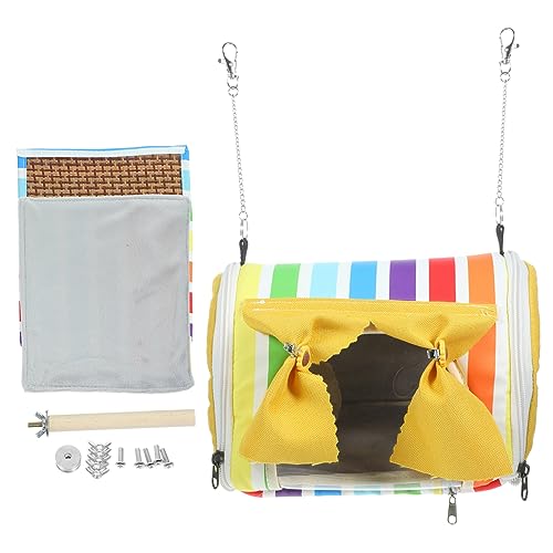 DOITOOL Parrot Supply Geschmeidige Papageien-hängematte Vogelnest Vogelkäfig Hängematte Zum Aufhängen Atmungsaktive Vogel-hängematte DOITOOL Parrot Supply Geschmeidige Papageien-hängematte Vogelnest Vogelkäfig Hängematte Zum Aufhängen Atmungsaktive Vogel-hängematte von DOITOOL