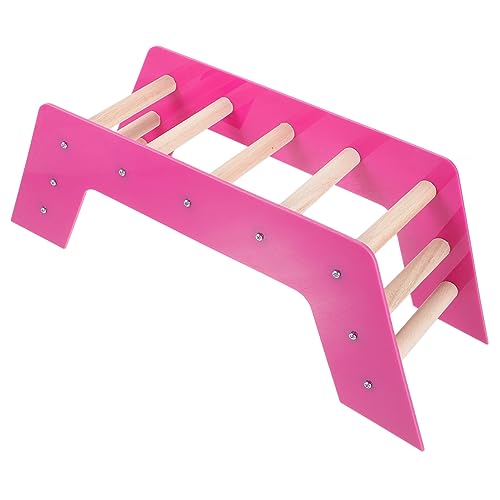 DOITOOL Papagei Spielzeug Vogel Klettern Leiter Natürliche Holz Acryl Für Hamster Chinchilla Ratte Käfig Decor DOITOOL Papagei Spielzeug Vogel Klettern Leiter Natürliche Holz Acryl Für Hamster Chinchilla Ratte Käfig Decor von DOITOOL