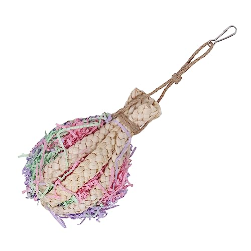 DOITOOL Parrot Ballspielzeug aus gebürstetem Gras Küken Spielzeug Haustierspielzeug Spielzeuge Grasbälle für Haustiere Papageienbissspielzeug der Vogel Sepak Takraw Anhänger Grasball DOITOOL Parrot Ballspielzeug aus gebürstetem Gras Küken Spielzeug Haustierspielzeug Spielzeuge Grasbälle für Haustiere Papageienbissspielzeug der Vogel Sepak Takraw Anhänger Grasball von DOITOOL