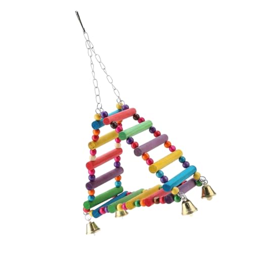 DOITOOL Papagei-Spielzeug Zum Aufhängen Vogel-papagei-schaukelspielzeug Hölzernes Papagei-kauspielzeug für Sittiche Nymphensittiche Käfig-zubehör DOITOOL Papagei-Spielzeug Zum Aufhängen Vogel-papagei-schaukelspielzeug Hölzernes Papagei-kauspielzeug für Sittiche Nymphensittiche Käfig-zubehör von DOITOOL