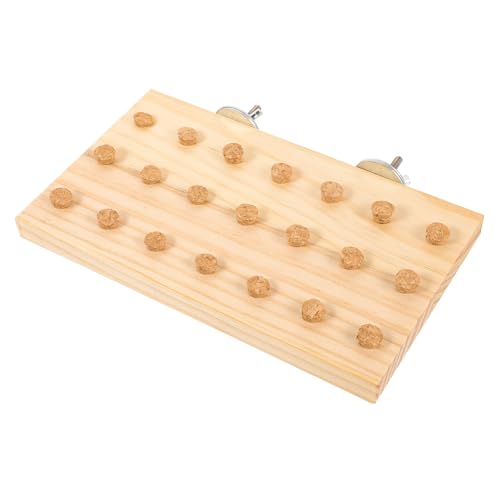 DOITOOL Vogelplattform Kletterstange Für Papageien Vogel-holzstange Plattform Vogel-papageienspielzeug Sittich-holzstange Papageienkäfig-zubehör von DOITOOL