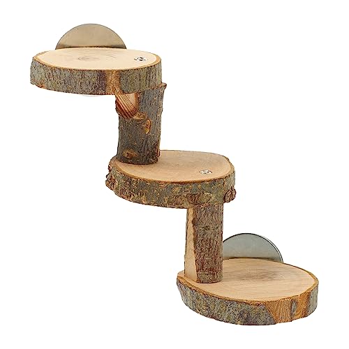DOITOOL Papagei Hamster Leiter Spielzeug Vogel Klettern Barsch Holz Plattform Haustier Käfig Zubehör Übung Spielzeug DOITOOL Papagei Hamster Leiter Spielzeug Vogel Klettern Barsch Holz Plattform Haustier Käfig Zubehör Übung Spielzeug von DOITOOL
