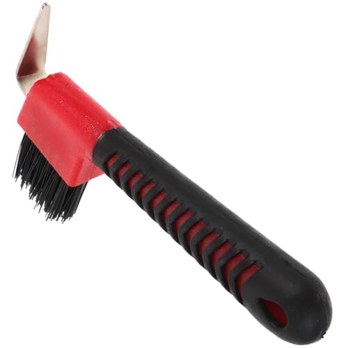 DOITOOL Hufkratzer-Set Für Pferde Kombinations-Pick-bürste Bequemer Griff Pferdepflege Zufällige Farbe von DOITOOL