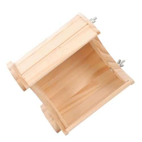 DOITOOL Elegantes Haustiernest Aus Holz Hamster-schlafhaus Versteck Für Hamster Ratten Und Chinchillas DOITOOL Elegantes Haustiernest Aus Holz Hamster-schlafhaus Versteck Für Hamster Ratten Und Chinchillas von DOITOOL