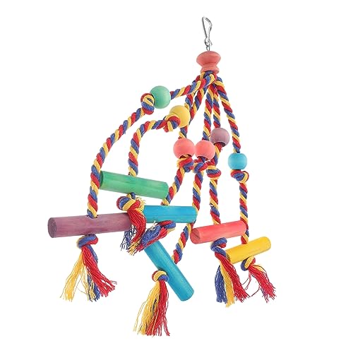 DOITOOL Papageienspielzeug Kauspielzeug Für Papageien Vögel Buntes Kauspielzeug Aus Hochwertigen Materialien Sicher Für Den Gebrauch von DOITOOL