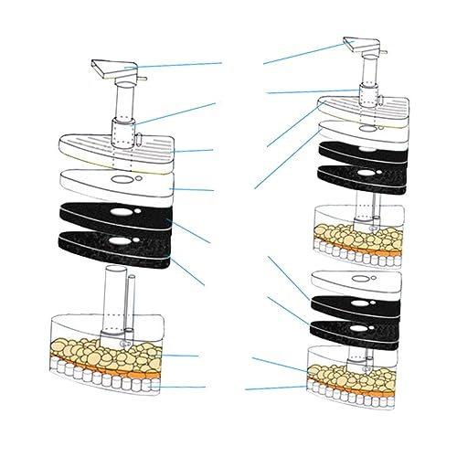 DOITOOL Aquariumfilter Sieb Filter Aquarium Ausrüstung Aquarienfilter DOITOOL Aquariumfilter Sieb Filter Aquarium Ausrüstung Aquarienfilter von DOITOOL