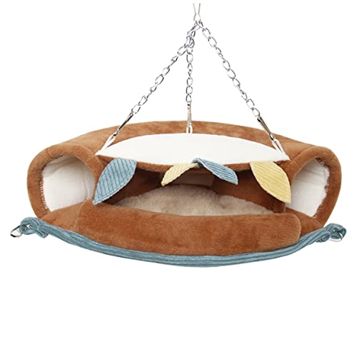 DOITOOL Tier Hängematte Hängen Haustier Käfig Hängematte Hamster Bett Warmen Schlaf Kompakte Tragbare von DOITOOL
