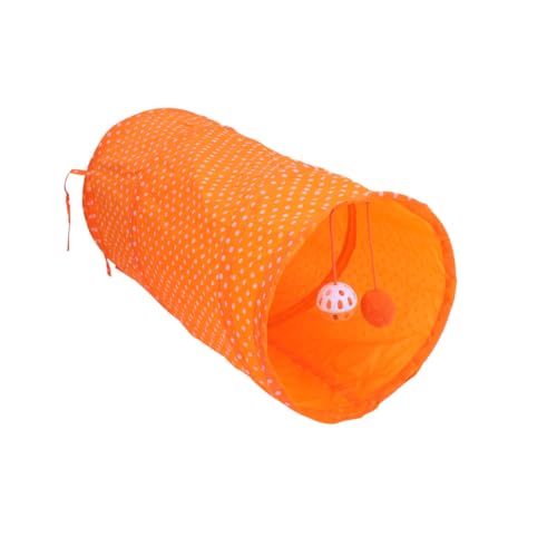 DOITOOL Faltbares Katzentunnelspielzeug Interaktives Katzenspielzeug Selbstaktives Katzenspielzeug Orange DOITOOL Faltbares Katzentunnelspielzeug Interaktives Katzenspielzeug Selbstaktives Katzenspielzeug Orange von DOITOOL