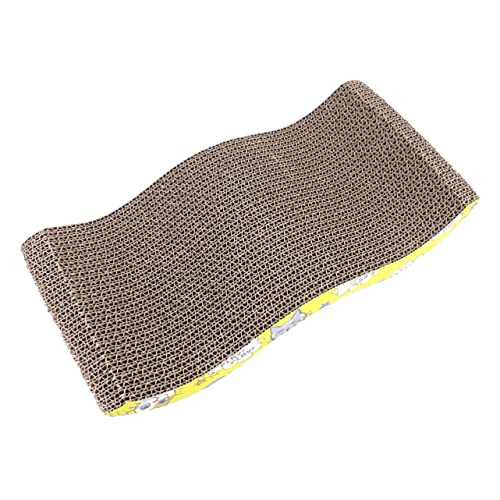 DOITOOL Katzenkratzbrett Wellpappe Kratzspielzeug Katzenbett Kratzbrett Zufällige Farbe DOITOOL Katzenkratzbrett Wellpappe Kratzspielzeug Katzenbett Kratzbrett Zufällige Farbe von DOITOOL