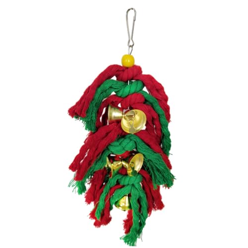 DOITOOL Kauspielzeug Für Vögel Weihnachtsvogel Spielzeug Zubehör Für Vogelkäfige Hummeln Sittichspielzeug Für Den Käfig Dradel Spielzeug Spielzeuge Papagei Hängende Schnur DOITOOL Kauspielzeug Für Vögel Weihnachtsvogel Spielzeug Zubehör Für Vogelkäfige Hummeln Sittichspielzeug Für Den Käfig Dradel Spielzeug Spielzeuge Papagei Hängende Schnur von DOITOOL