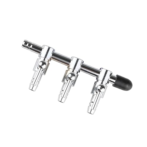 DOITOOL Aquarium Luftverteiler Sauerstoffverteiler Aquarium Luftpumpenhebel aus Edelstahl Sauerstoffschlauchverteiler Splitter Sauerstoffpumpe Spender Regelventil DOITOOL Aquarium Luftverteiler Sauerstoffverteiler Aquarium Luftpumpenhebel aus Edelstahl Sauerstoffschlauchverteiler Splitter Sauerstoffpumpe Spender Regelventil von DOITOOL