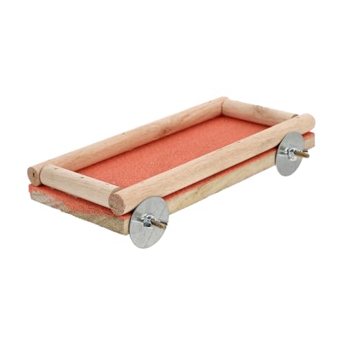 DOITOOL Papageien Spielzeug Plattform Kletterbrett Für Vögel Kratzbrett Für Sittiche Und Papageien Robust Und Langlebig Für Käfige Einfache Installation Fördert Bewegung Und DOITOOL Papageien Spielzeug Plattform Kletterbrett Für Vögel Kratzbrett Für Sittiche Und Papageien Robust Und Langlebig Für Käfige Einfache Installation Fördert Bewegung Und von DOITOOL