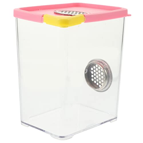 DOITOOL Transparente Futterbox Inkubationsbox Für Reptilien -zuchtbox Zuchtbecken Für Aquarien Reptilienbecken Springspinne-gehege Betta-zuchtbecken Gehäuse Haustier Kleines Glas Acryl von DOITOOL