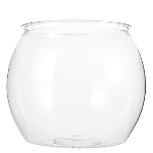DOITOOL Transparentes Aquarium Süßigkeitenglas Wasserschale Saftiges Terrarium Blumenvase Mit Breiter Öffnung Bubble-Ball-vase Mini Fischtank Mini-Aquarium Plastik Acryl Blumenbehälter von DOITOOL