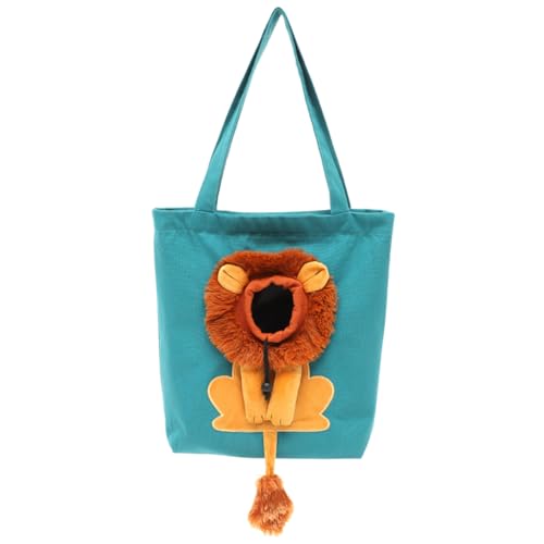 DOITOOL Umhängetasche Katzentragetasche große Tragetasche aus Segeltuch Outdoor-Reisehandtasche Schultertasche Canvas-Einkaufstasche hundetasche träger Hunde-Tragetasche aus Segeltuch Gurt von DOITOOL