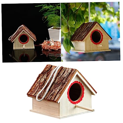DOITOOL Vogelfütterer Holz Vogel Taube Vogelnest Aus Holz Vogel Aus Holz Gartenvogel Schreibtischaufsatz Futtervogelhaus Landhäuser Vogelhaus - Draussen Zuchtbox Hölzern DOITOOL Vogelfütterer Holz Vogel Taube Vogelnest Aus Holz Vogel Aus Holz Gartenvogel Schreibtischaufsatz Futtervogelhaus Landhäuser Vogelhaus - Draussen Zuchtbox Hölzern von DOITOOL