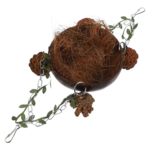 DOITOOL Vogelnest Papageienschaukel Zum Aufhängen Papageiennest Vogelhaus Vogelhängematte Für Papageienbett DOITOOL Vogelnest Papageienschaukel Zum Aufhängen Papageiennest Vogelhaus Vogelhängematte Für Papageienbett von DOITOOL