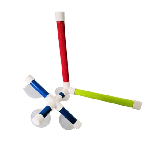 DOITOOL Vogel Papagei Spielzeug Papagei Stehstock Kletterstange Haustier Trainingsständer Für Nymphensittiche Sittiche Papageien Zufällige Farbe DOITOOL Vogel Papagei Spielzeug Papagei Stehstock Kletterstange Haustier Trainingsständer Für Nymphensittiche Sittiche Papageien Zufällige Farbe von DOITOOL
