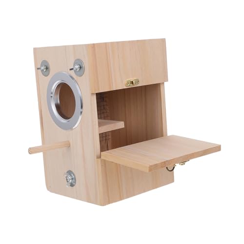 DOITOOL Vogelzuchtbox Papageienbrutnest Vogelzubehör Vogelbarsch Brutkasten Für Vögel Aus Holz Vogelnisthaus - Budgie Vogel Sittich Vogelkäfig Hölzern Vogelnest DOITOOL Vogelzuchtbox Papageienbrutnest Vogelzubehör Vogelbarsch Brutkasten Für Vögel Aus Holz Vogelnisthaus - Budgie Vogel Sittich Vogelkäfig Hölzern Vogelnest von DOITOOL
