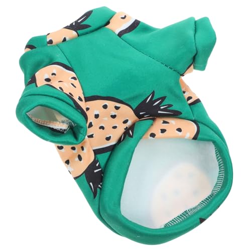 DOITOOL Modische Ananas-hundekleidung Weiches Warmes Haustierkleid Modisches Accessoire Für Hunde Grün DOITOOL Modische Ananas-hundekleidung Weiches Warmes Haustierkleid Modisches Accessoire Für Hunde Grün von DOITOOL