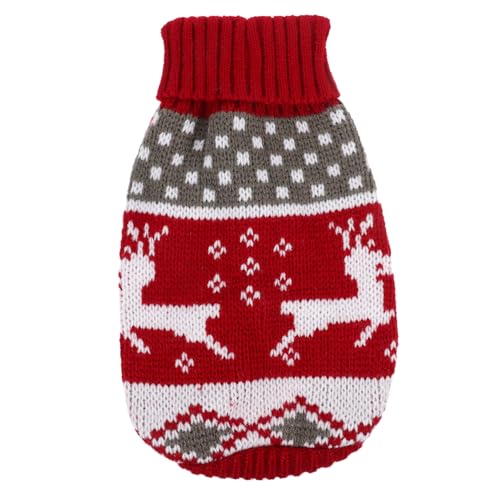DOITOOL Xmas Hundepullover Weicher Warmer Und Bequemer Strickpullover Für Hunde Stylisches Design Für Winterfeiern Und Tägliche Outfits Für Kleine Hunde Und Katzen DOITOOL Xmas Hundepullover Weicher Warmer Und Bequemer Strickpullover Für Hunde Stylisches Design Für Winterfeiern Und Tägliche Outfits Für Kleine Hunde Und Katzen von DOITOOL