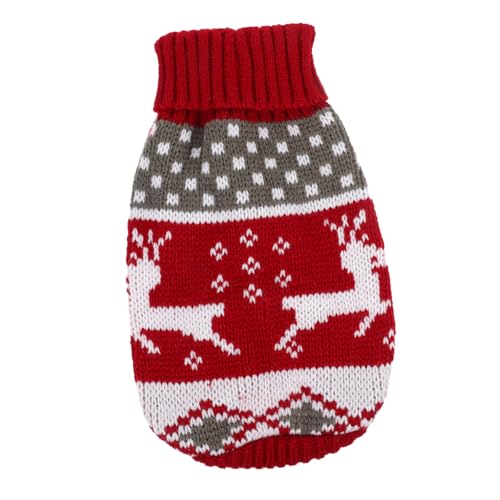 DOITOOL Weihnachten-Haustier-Pullover Warmes Welpenkostüm Winterkleidung Für Weihnachtspullover Für Welpen Warme Hundekleidung Welpenweste Outfits Herbst Und Winter Zubehör Wollacryl DOITOOL Weihnachten-Haustier-Pullover Warmes Welpenkostüm Winterkleidung Für Weihnachtspullover Für Welpen Warme Hundekleidung Welpenweste Outfits Herbst Und Winter Zubehör Wollacryl von DOITOOL