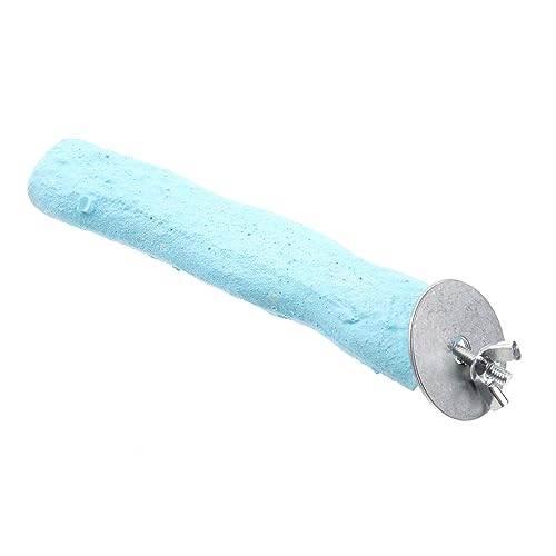 DOITOOL Papagei Stein Schleifen Stange Haustier Kauen Bar Vogel Stehen Pole Käfig Decor Fördert Übung von DOITOOL