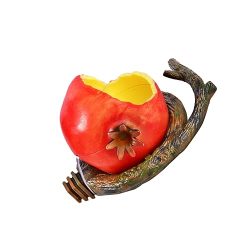 DOITOOL Papageienschale Kunststoff-vogelfutterschale Realistische Granatapfelform Vogelfutterhalter Für Käfig Rotes Sicheres Material DOITOOL Papageienschale Kunststoff-vogelfutterschale Realistische Granatapfelform Vogelfutterhalter Für Käfig Rotes Sicheres Material von DOITOOL