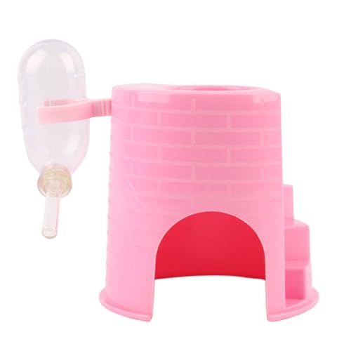 DOITOOL hamsterhaus Hamster Spielzeug Hamster Kletterturm Hamster Nest Hamster Spielburg Hamster Käfig Spielhaus für Hamster Hamsterversteck Haustier Hamsternest Rosa von DOITOOL