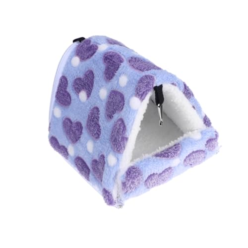 DOITOOL Abnehmbares Nestbett Für Chinchilla Meerschweinchen Hamster – Warm Weich 17 X 15 cm Haustierbett von DOITOOL