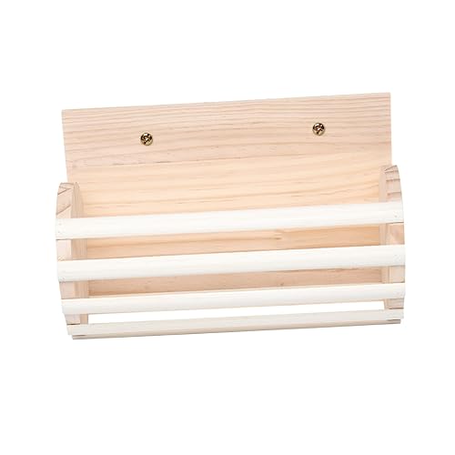DOITOOL Lebensmittelspender Haustierbedarf Chinchilla Häschen-Feeder Haustierbett kaninchenkäfig Rabbit cage kleintierfutter Futterspender Gestell Hase Heu Sitzkissen Grasrahmen Protokoll von DOITOOL