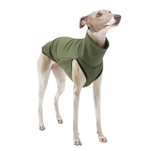 DOKLY Whippet Mantel Haustier-Hundekleidung,italienische Windhund-Kleidung, warme Hundeweste, geeignet for mittelgroße und große Hunde,Military Green-L DOKLY Whippet Mantel Haustier-Hundekleidung,italienische Windhund-Kleidung, warme Hundeweste, geeignet for mittelgroße und große Hunde,Military Green-L von DOKLY