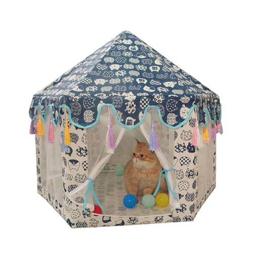 Pet Tipi Faltbares Katzenbett Katzenzelte Haustierhaus Im Freien Katzenhaus Hundehaus Haustierkäfig Indoor Bett Welpenhaus Pop Up Hundezelt Hundehaus blau,weiß Pet Tipi Faltbares Katzenbett Katzenzelte Haustierhaus Im Freien Katzenhaus Hundehaus Haustierkäfig Indoor Bett Welpenhaus Pop Up Hundezelt Hundehaus blau,weiß von DOKLY