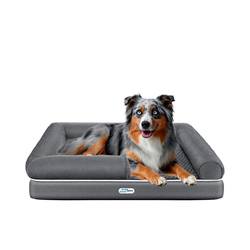 DOLCEPAW Orthopädisches Hundebett, Hundesofa für Kleine, Mittelgroße & Große Hunde und Katzen, Bezug Waschbar, Hundekorb, Hundekissen für Gelenkentlastung und Erholsamen Schlaf von DOLCEPAW